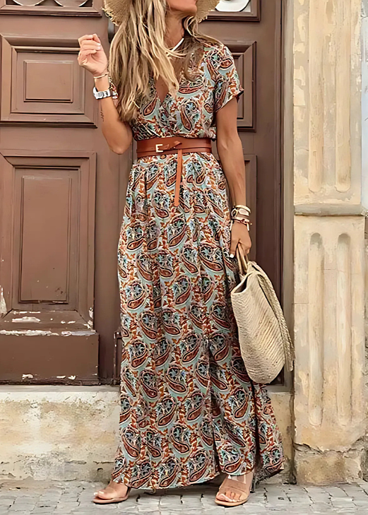 Σιμπέλα | Αέρινο boho μάξι φόρεμα